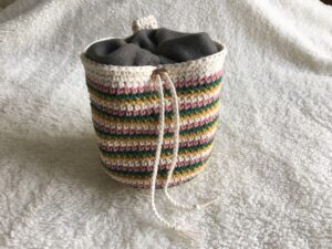 crocheted chalk bag pattern